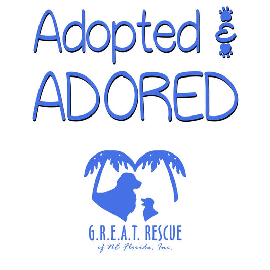 Adopted and Adored GREAT Rescue - Pet Tank Top - Graphic