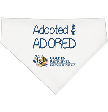 Adopted and Adored GRFR - Doggie Bandana