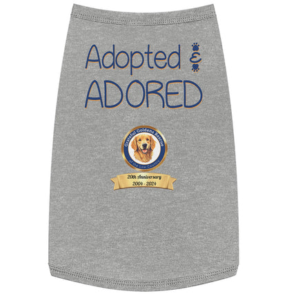 Adopted and Adored GGRLC - Pet Tank Top - Grey