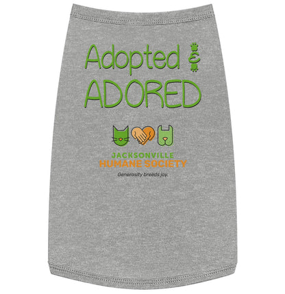 Adopted and Adored JHS - Pet Tank Top - Grey