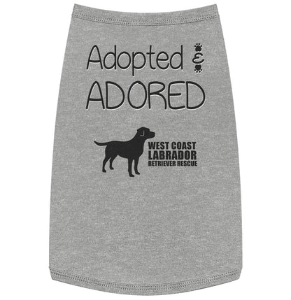 Adopted and Adored WCLRR - Pet Tank Top - Grey