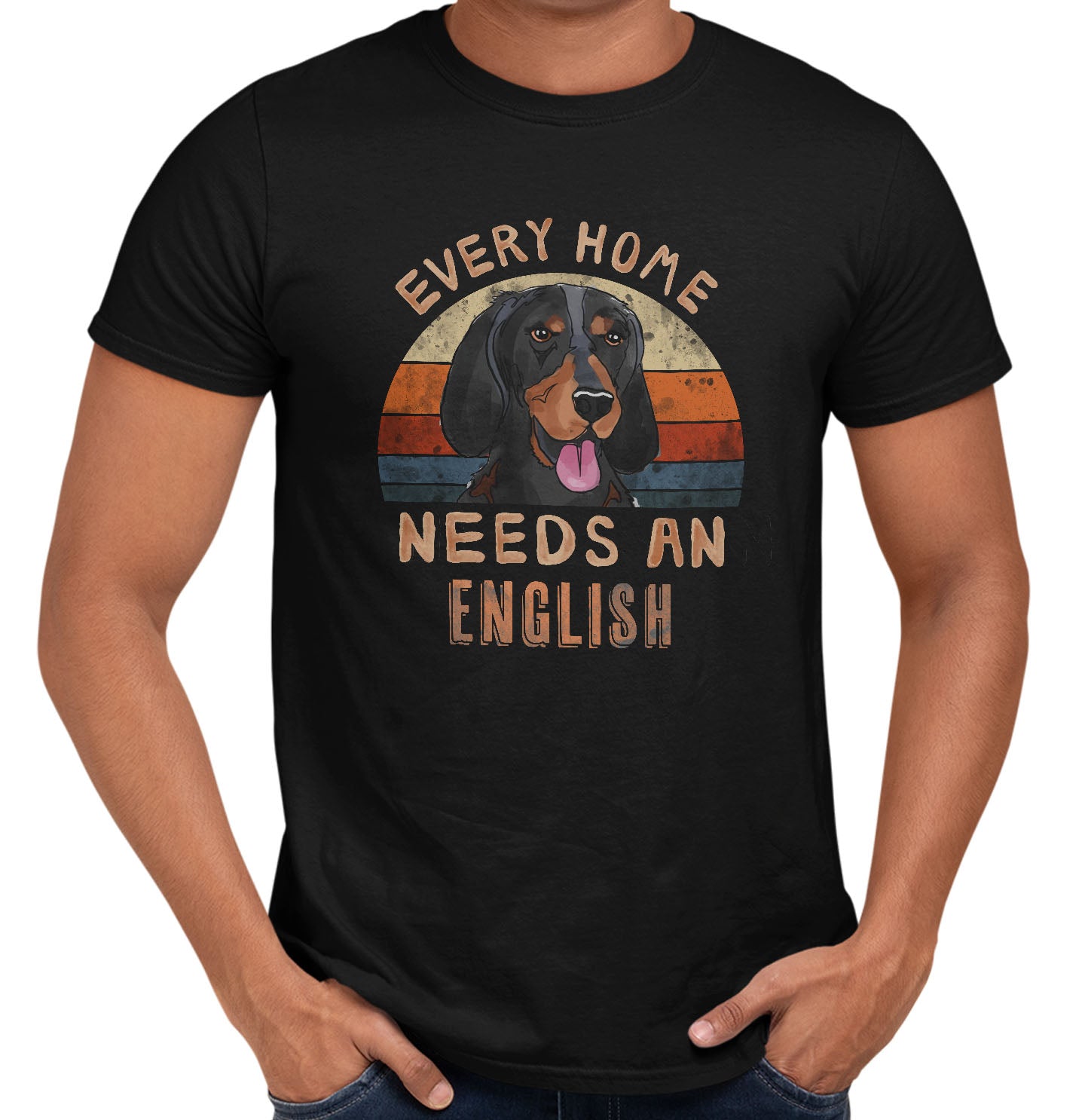 Every Home Needs a American English Coonhound - Adult Unisex T-Shirt