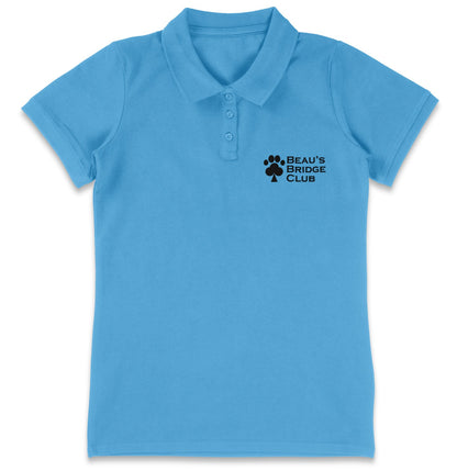 BBC LC Logo - Women's Micro-Mesh Polo - Light Blue - X-Large - Sizes