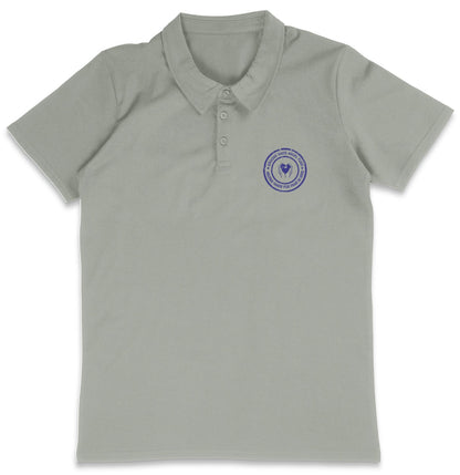Brooke Davis Angel Fund Circle LC Logo - Adult Micro-Mesh Polo - Light Blue - 2X-Large - Yellow