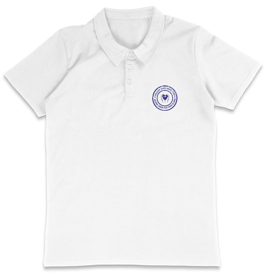 Brooke Davis Angel Fund Circle LC Logo - Adult Micro-Mesh Polo - Light Blue - Medium - Graphic