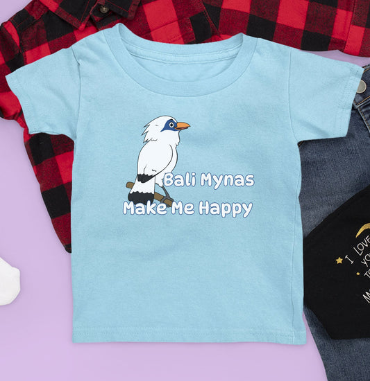 Bali Myna Toon Make Me Happy - Kids' Unisex T-Shirt - Main