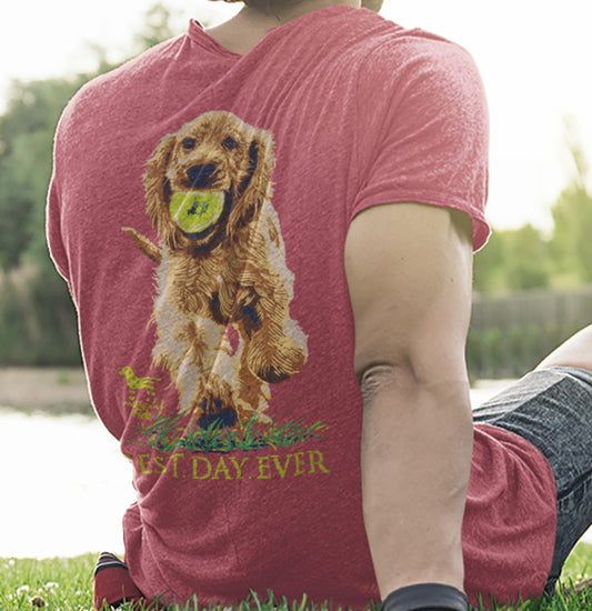 Best Day Ever - Golden Retriever - Adult Unisex T-Shirt