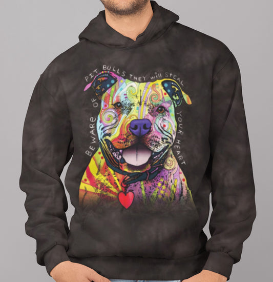 Beware Of Pit Bulls - Adult Unisex Hoodie Sweatshirt