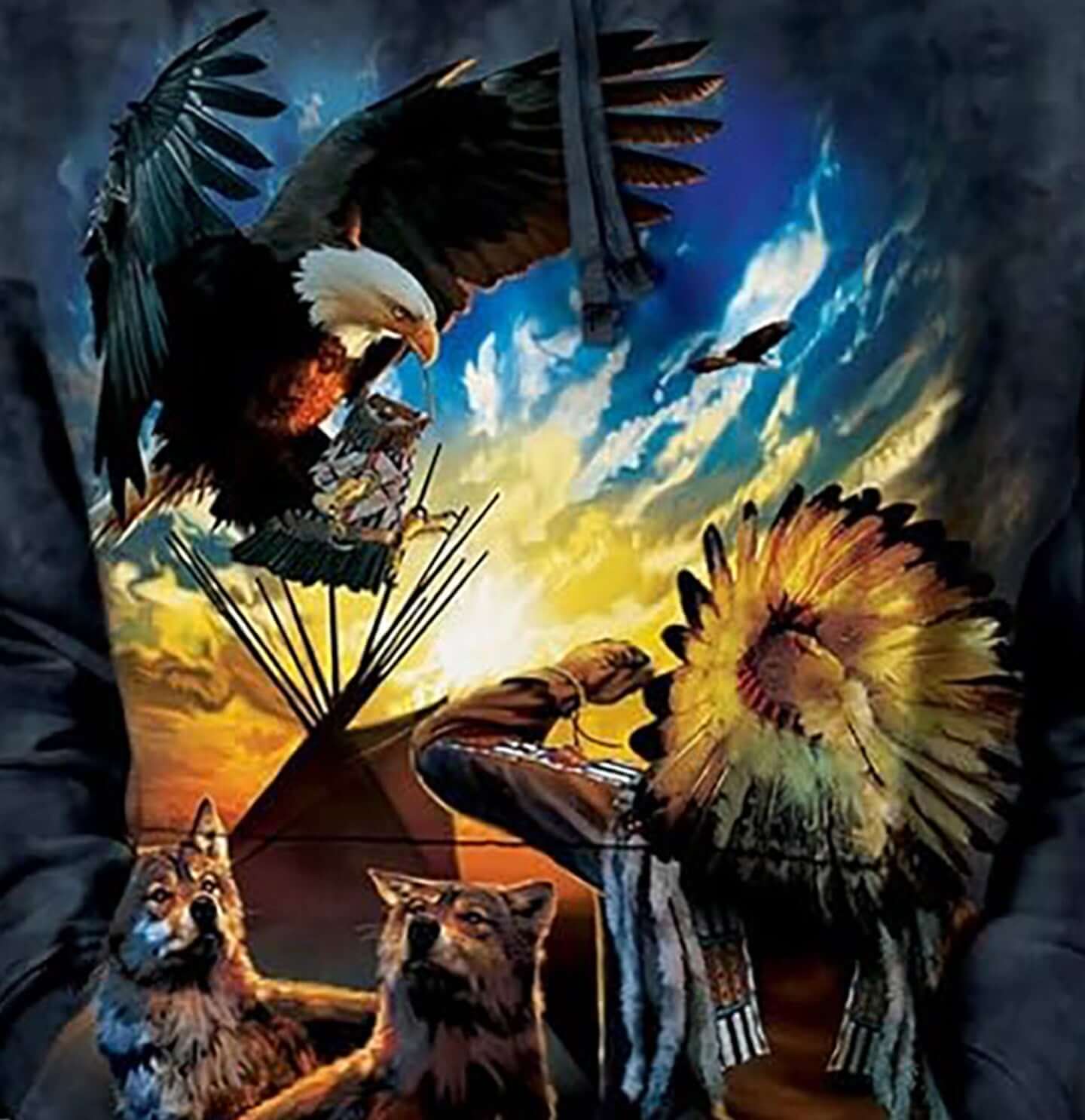 Blessings Of Peace - Adult Unisex Hoodie Sweatshirt