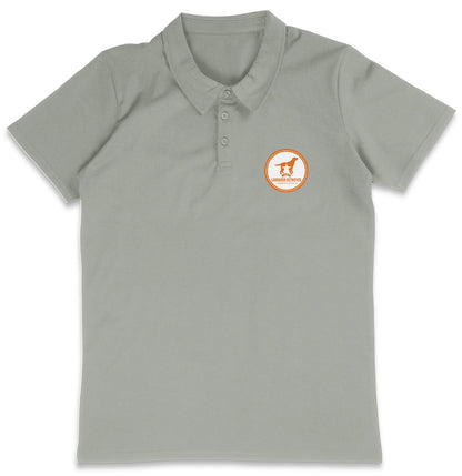 Burnt Orange DFWLRR LC Logo - Adult Micro-Mesh Polo - Black - X-Large - Sizes