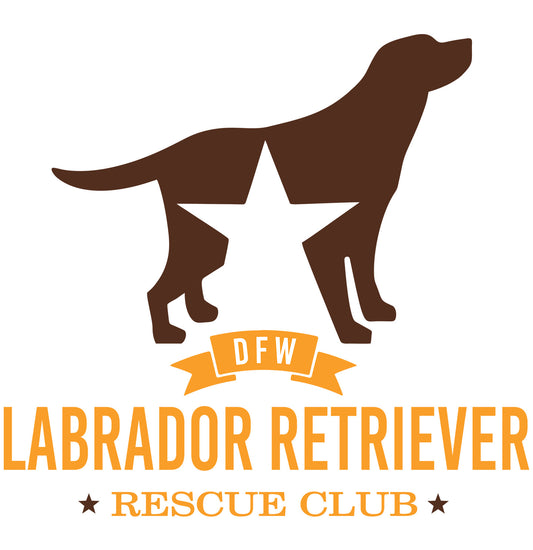 DFW Lab Rescue Logo - Pet bowl