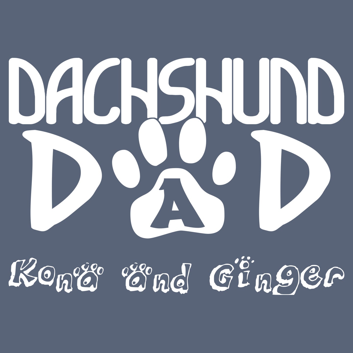 Paw Text Lab Dad - Adult Tri-Blend T-Shirt