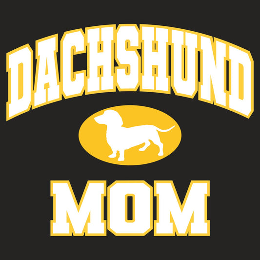 Dachshund Mom or Dad Sport Arch - Personalized Custom Adult Unisex Hoodie Sweatshirt