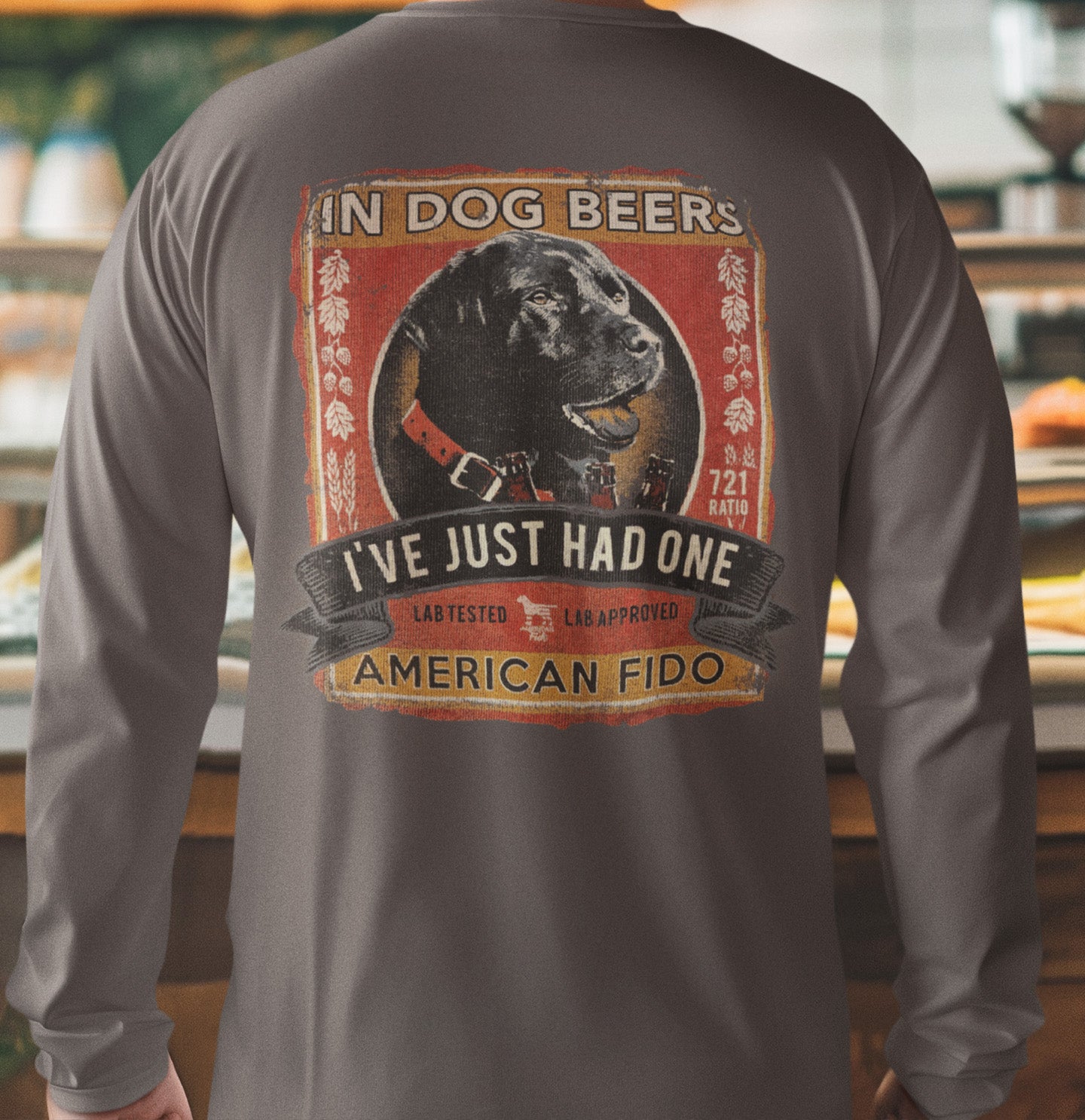 Dog Beers - Adult Unisex Long Sleeve T-Shirt