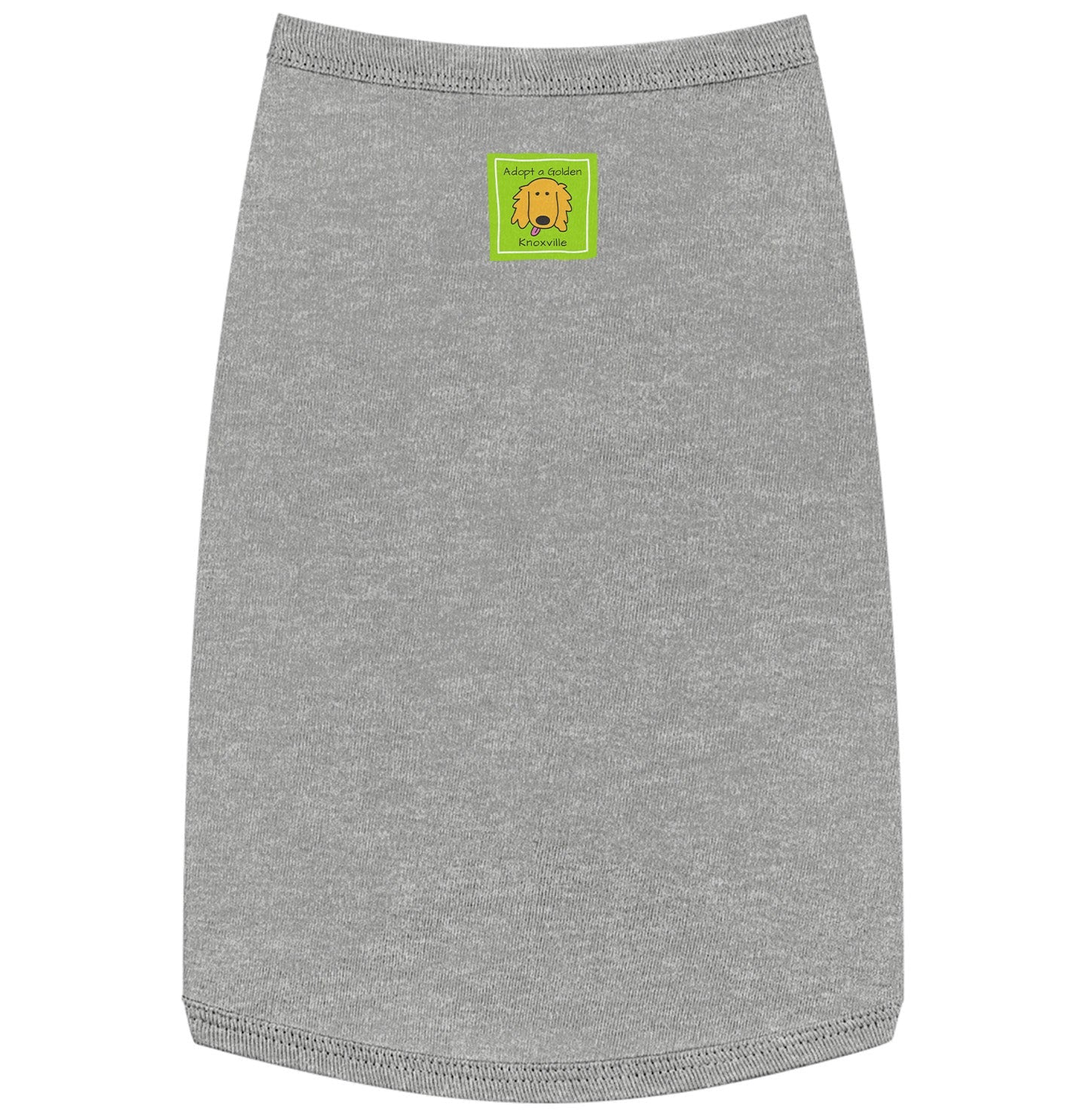 AGK Name and Number - Personalized Custom Pet Tank Top - Grey