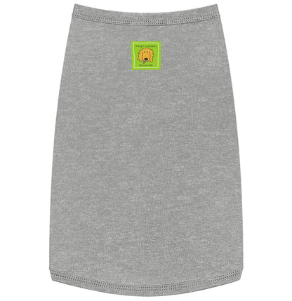 AGK Name and Number - Personalized Custom Pet Tank Top - Grey