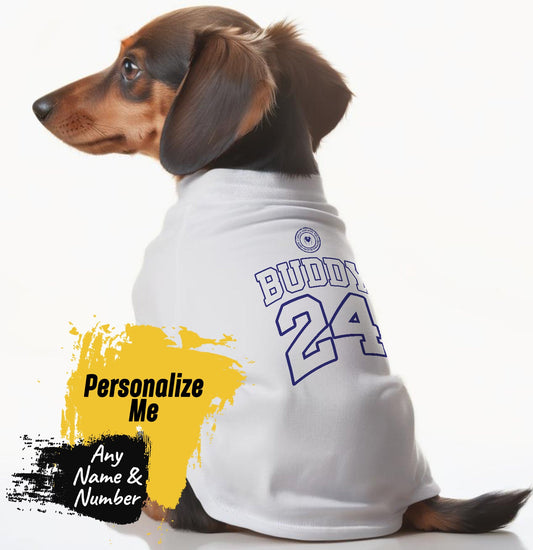 BDAF Name and Number - Personalized Custom Pet Tank Top - Main