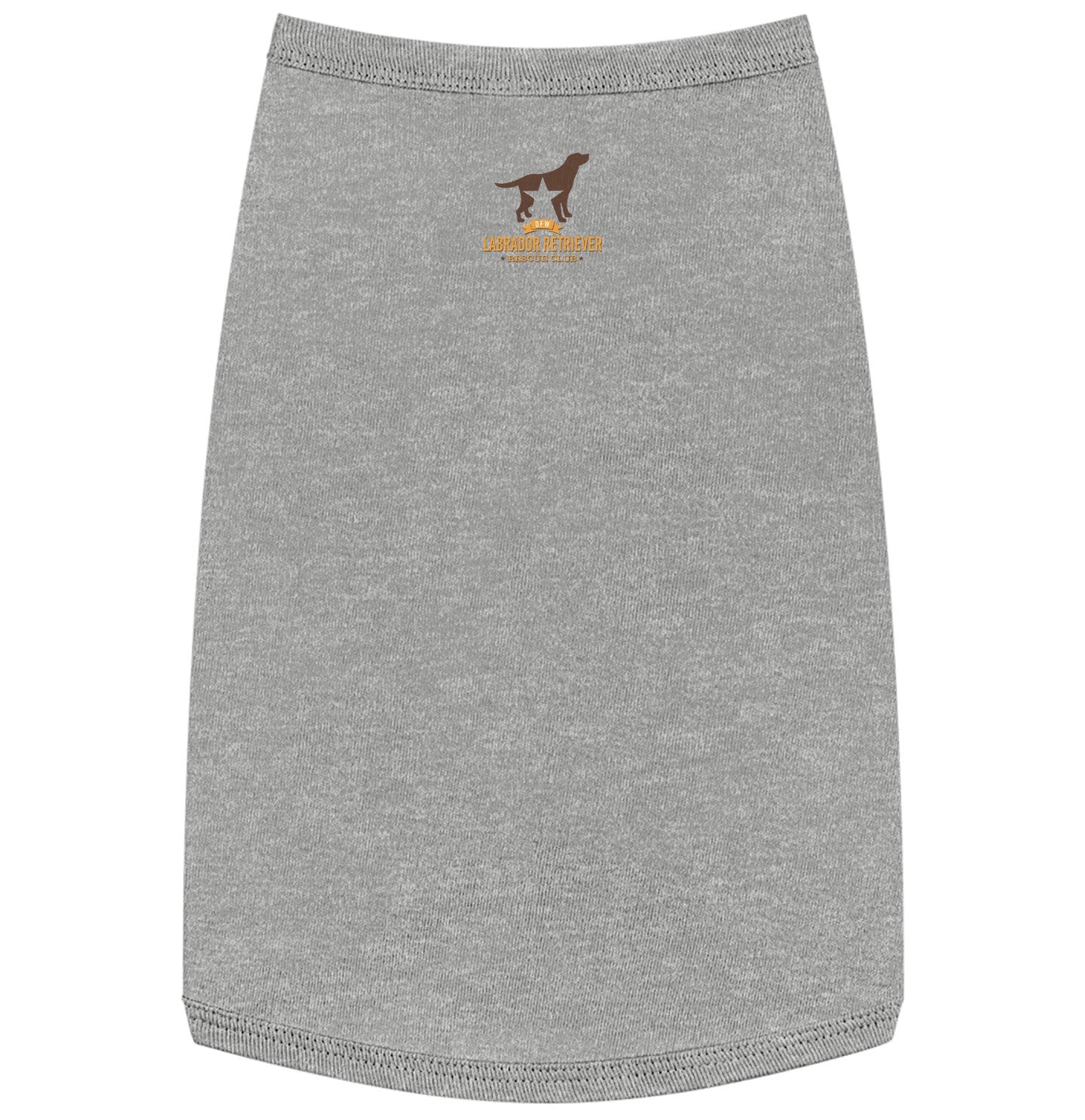 DFWLRR Name and Number - Personalized Custom Pet Tank Top - Grey