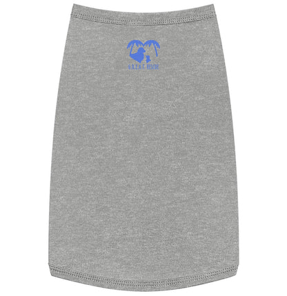 GREAT Rescue Name and Number - Personalized Custom Pet Tank Top - Grey