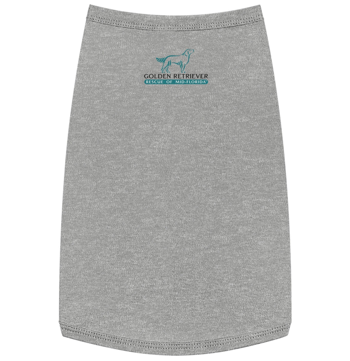 GRRMF Name and Number - Personalized Custom Pet Tank Top - Grey