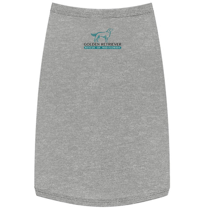 GRRMF Name and Number - Personalized Custom Pet Tank Top - Grey