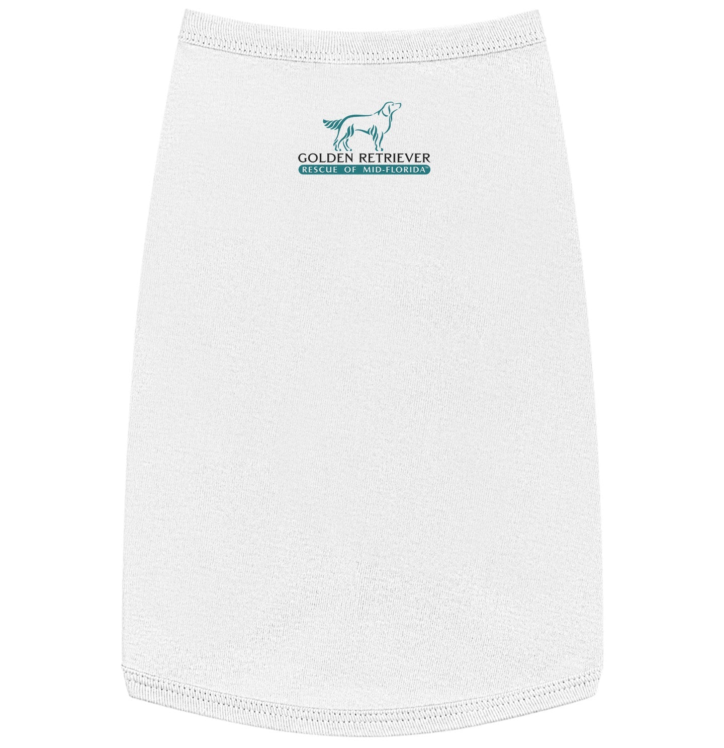 GRRMF Name and Number - Personalized Custom Pet Tank Top - White