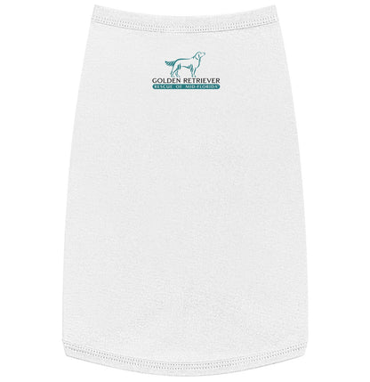 GRRMF Name and Number - Personalized Custom Pet Tank Top - White