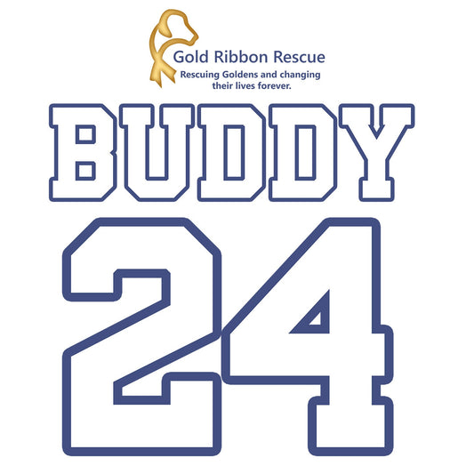 Gold Ribbon Rescue Name and Number - Personalized Custom Pet Tank Top - Graphic