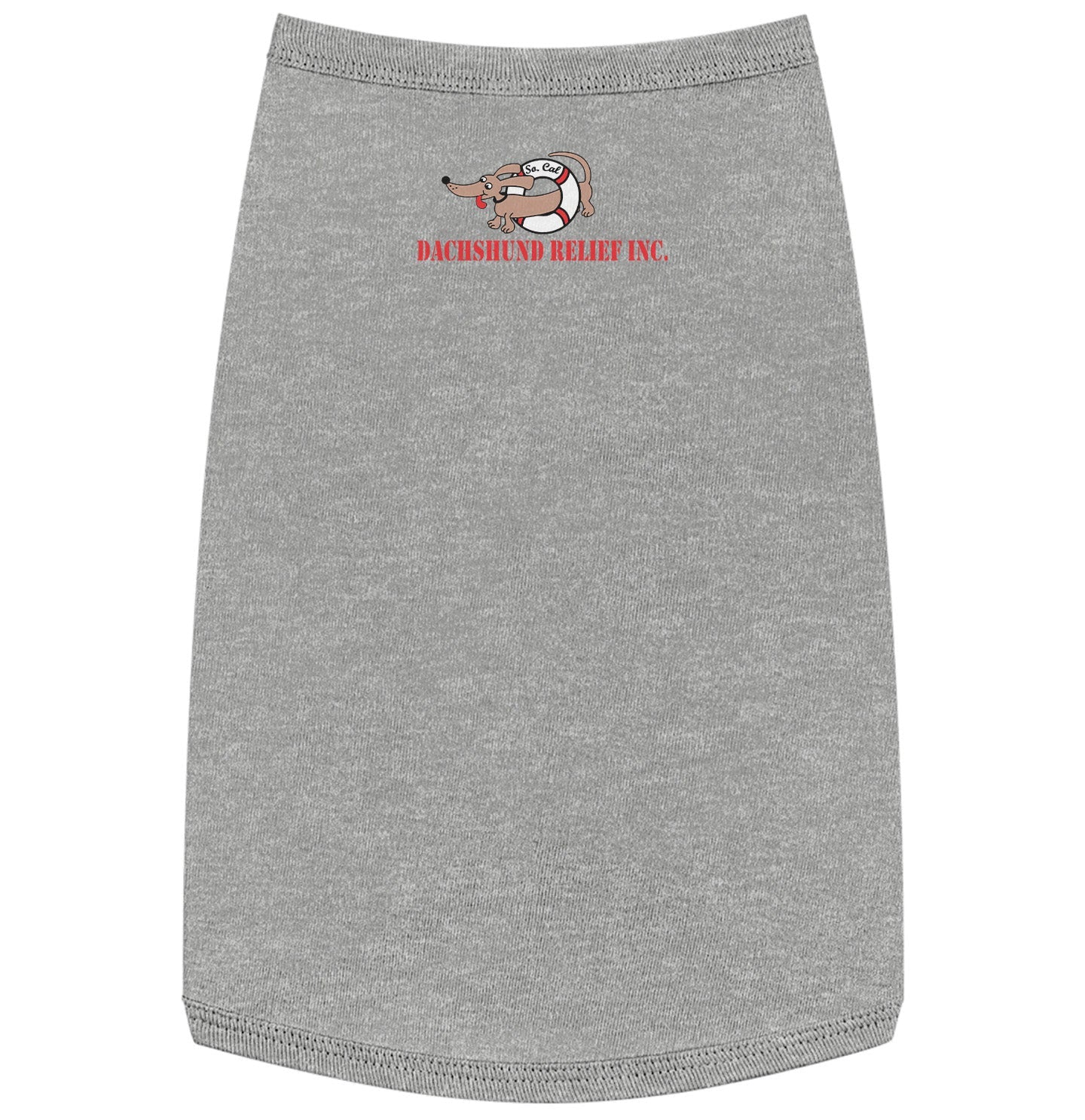 SCDR Name and Number - Personalized Custom Pet Tank Top - Grey