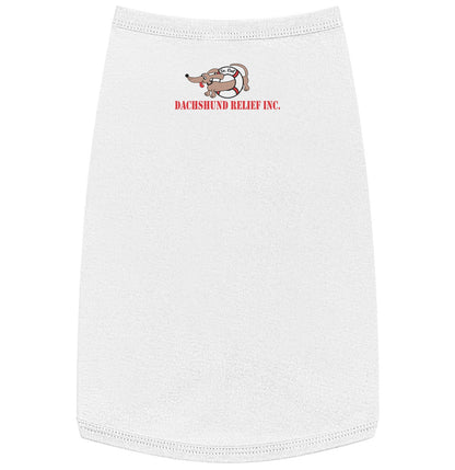 SCDR Name and Number - Personalized Custom Pet Tank Top - White