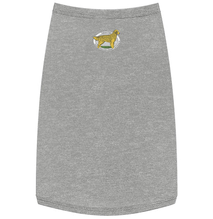 SEVA GRREAT Name and Number - Personalized Custom Pet Tank Top - Grey