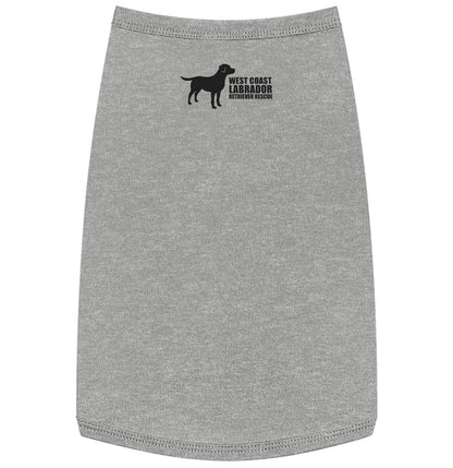 WCLRR Name and Number - Personalized Custom Pet Tank Top - Grey