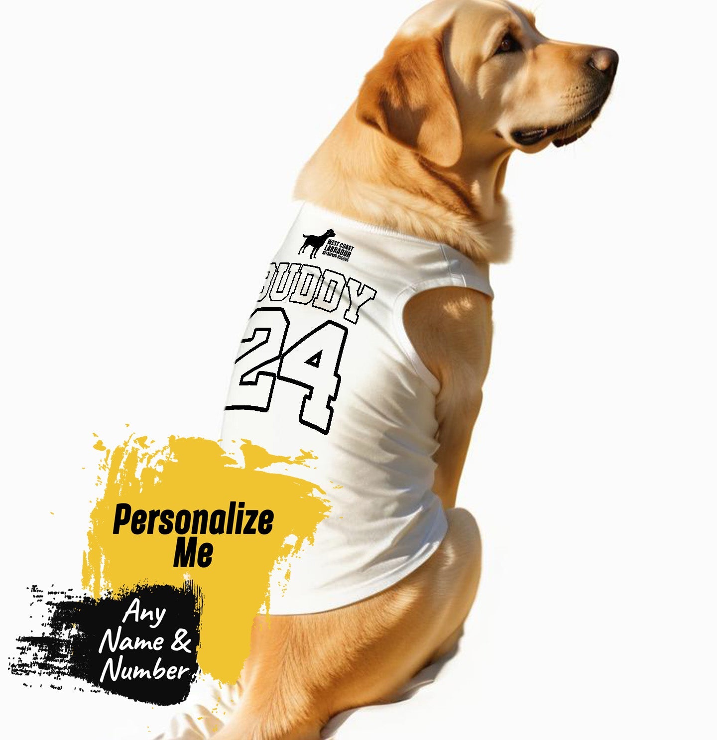 WCLRR Name and Number - Personalized Custom Pet Tank Top - Main