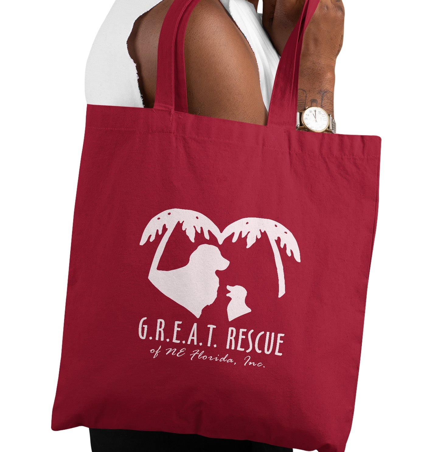 G.R.E.A.T. Rescue Logo - Cotton Canvas Tote