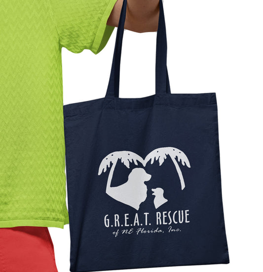 G.R.E.A.T. Rescue Logo - Cotton Canvas Tote