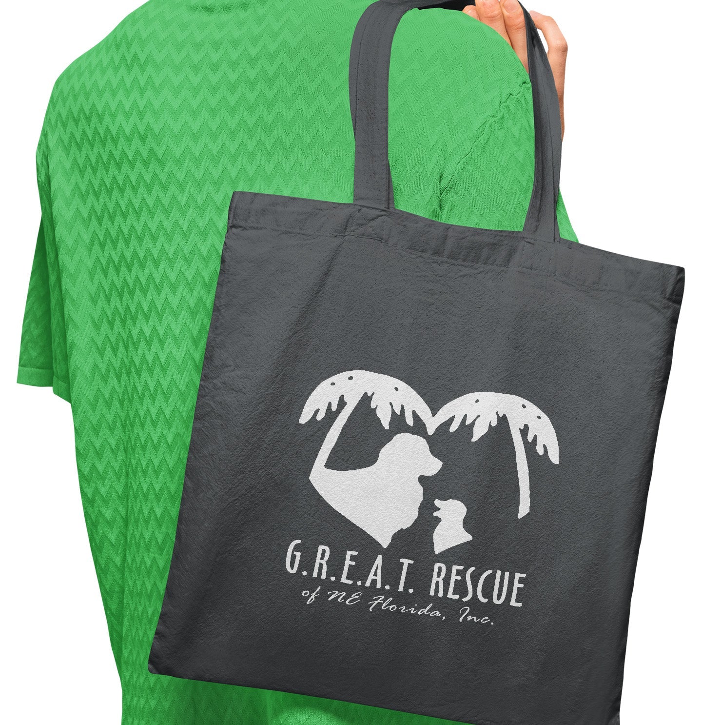 G.R.E.A.T. Rescue Logo - Cotton Canvas Tote