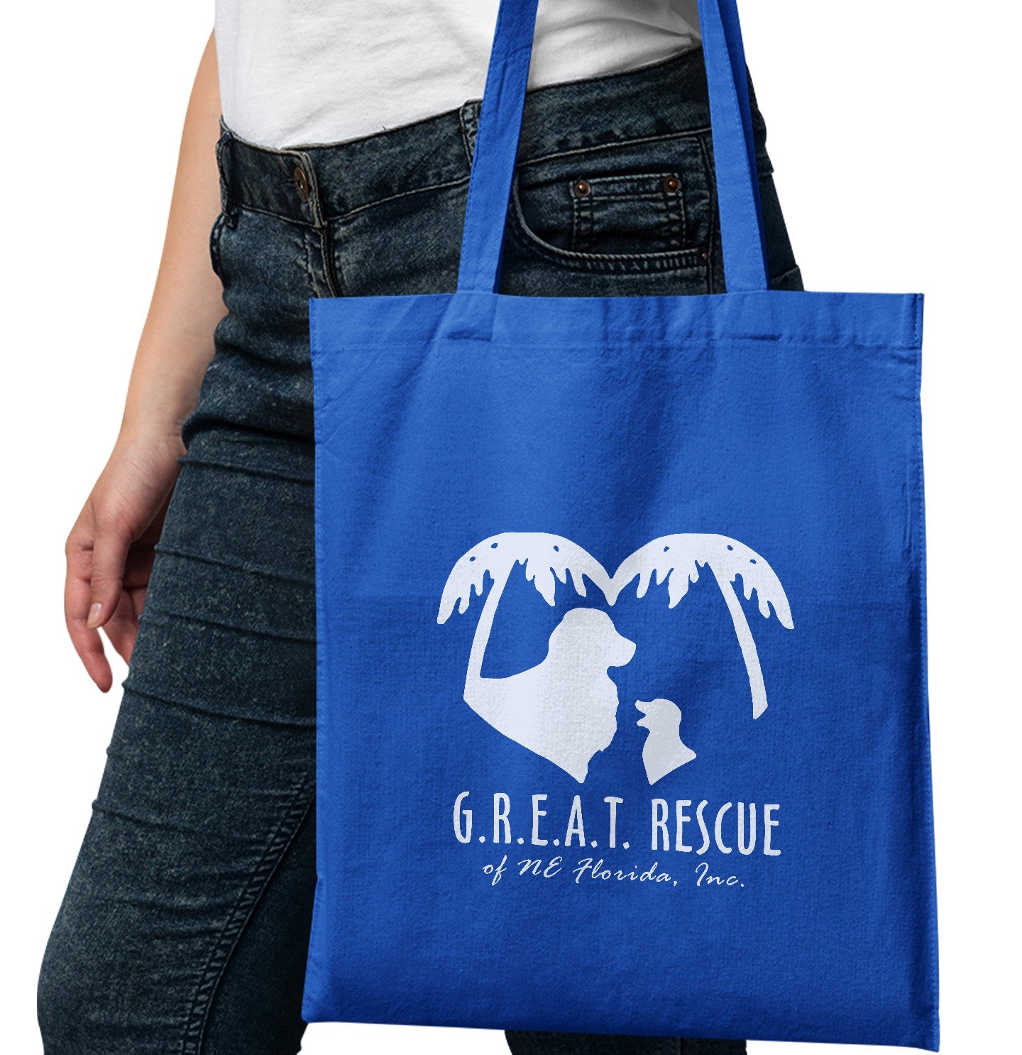 G.R.E.A.T. Rescue Logo - Cotton Canvas Tote