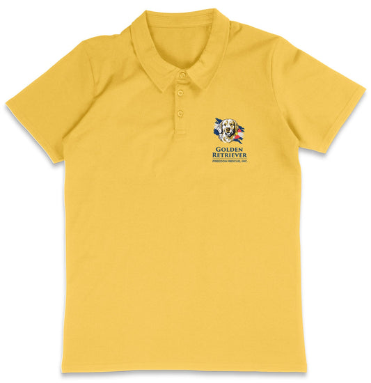 GRFR Main LC Logo - Adult Micro-Mesh Polo - Light Blue - Medium - Graphic