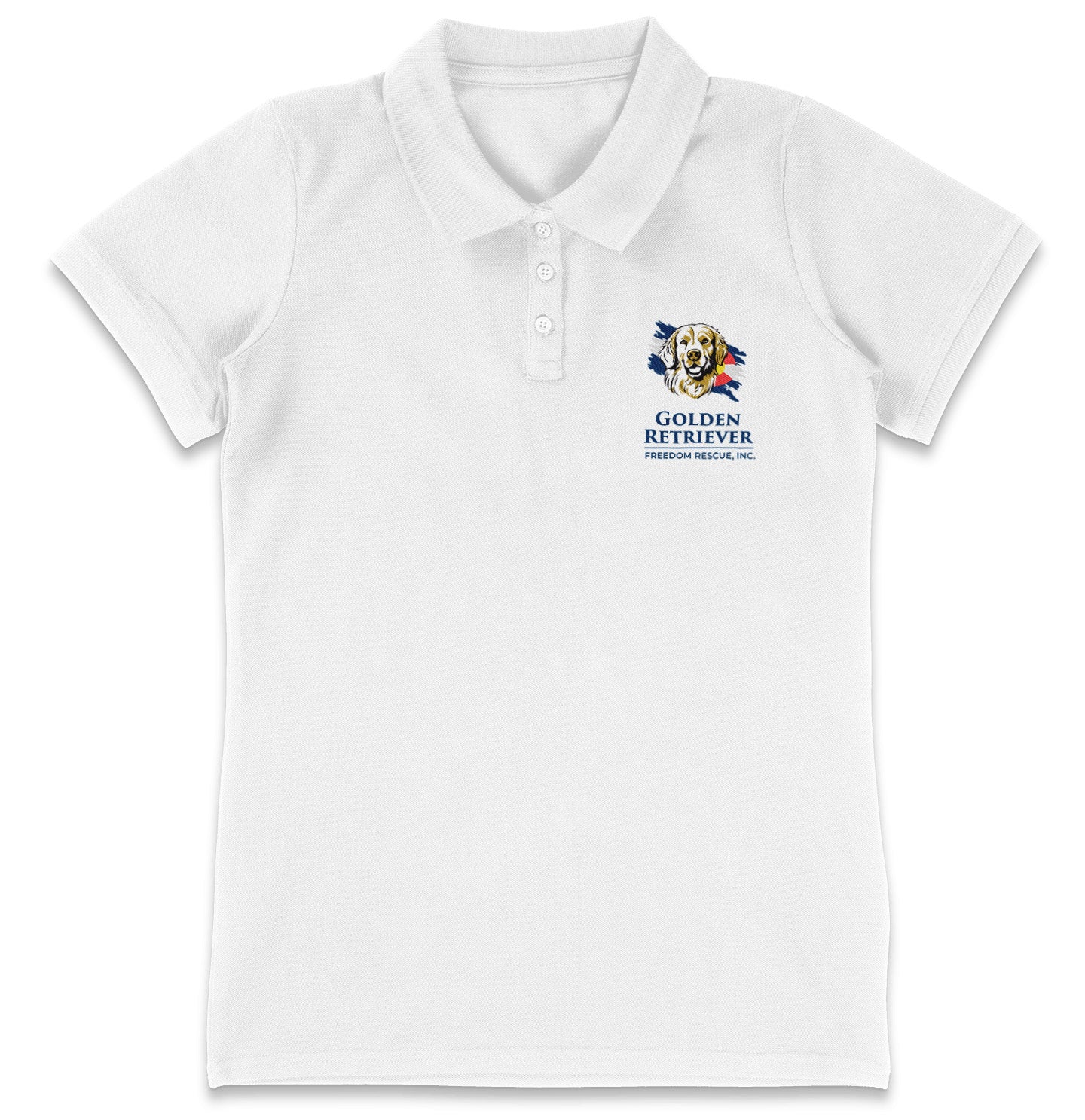 GRFR Main LC Logo - Women's Micro-Mesh Polo - Light Blue - Medium - Graphic