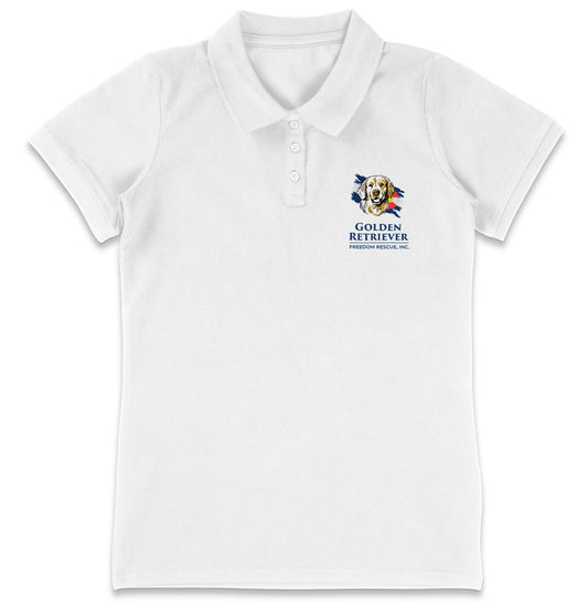 GRFR Main LC Logo - Women's Micro-Mesh Polo - Light Blue - Medium - Graphic