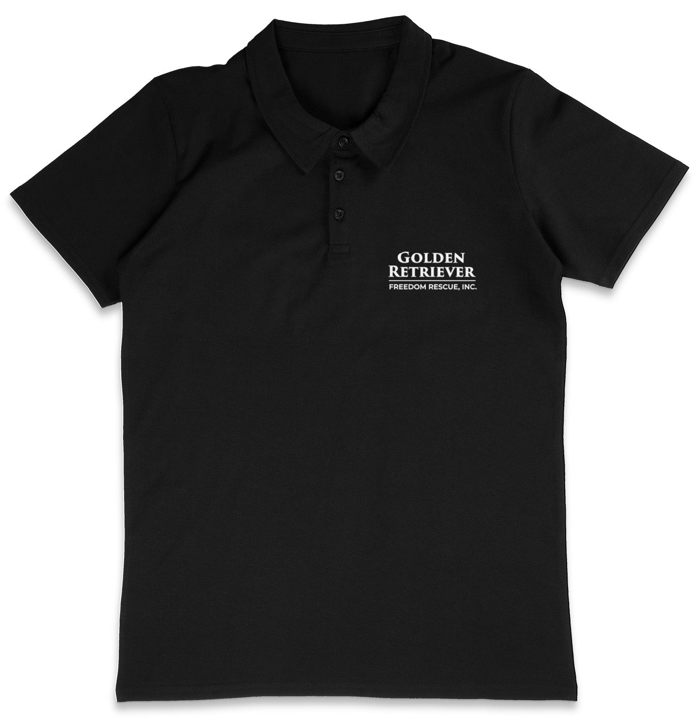 GRFR Text LC Logo - Adult Micro-Mesh Polo - Light Blue - 2X-Large - Charcoal