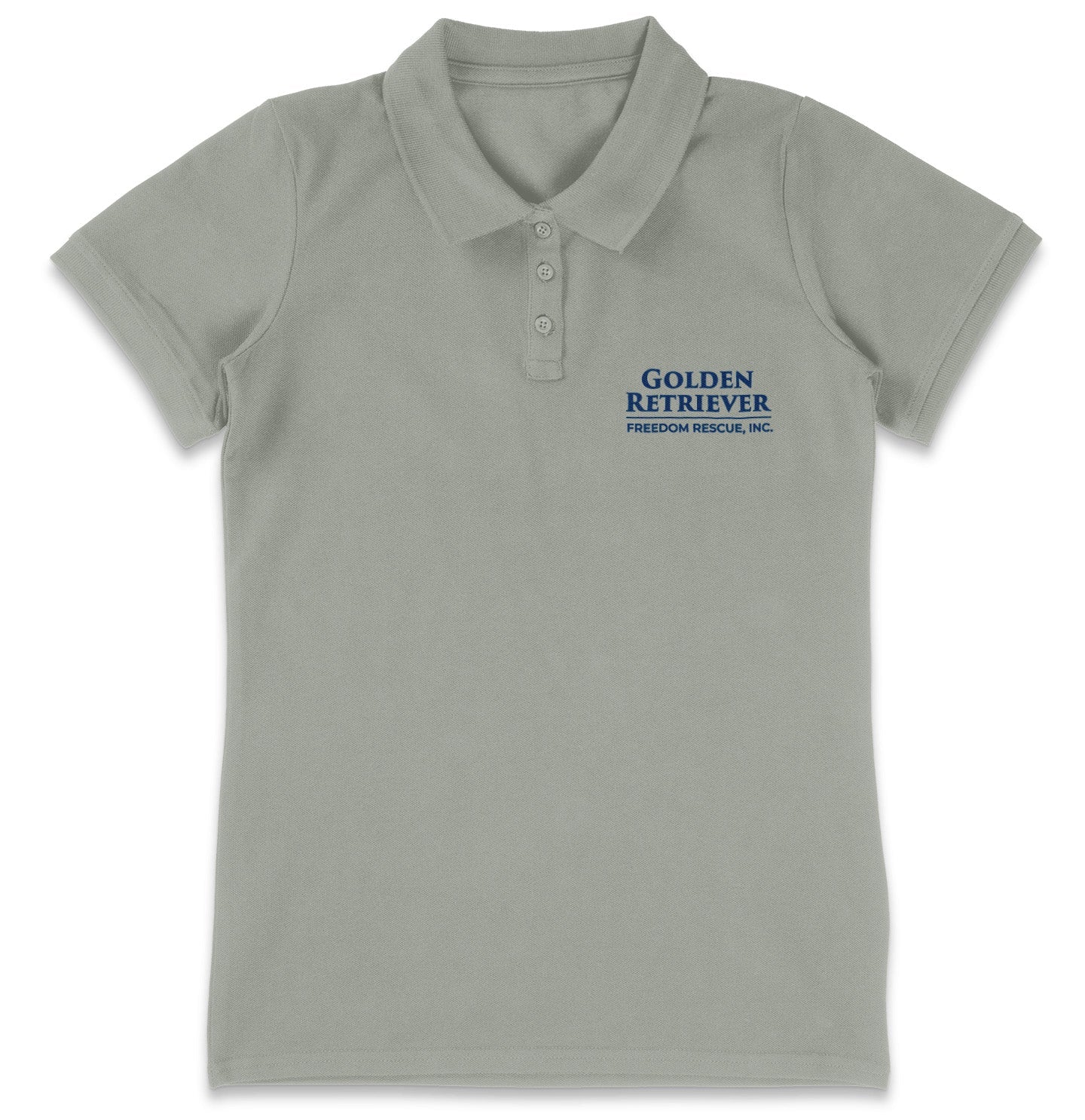 GRFR Text LC Logo - Women's Micro-Mesh Polo - Black - Small - Red