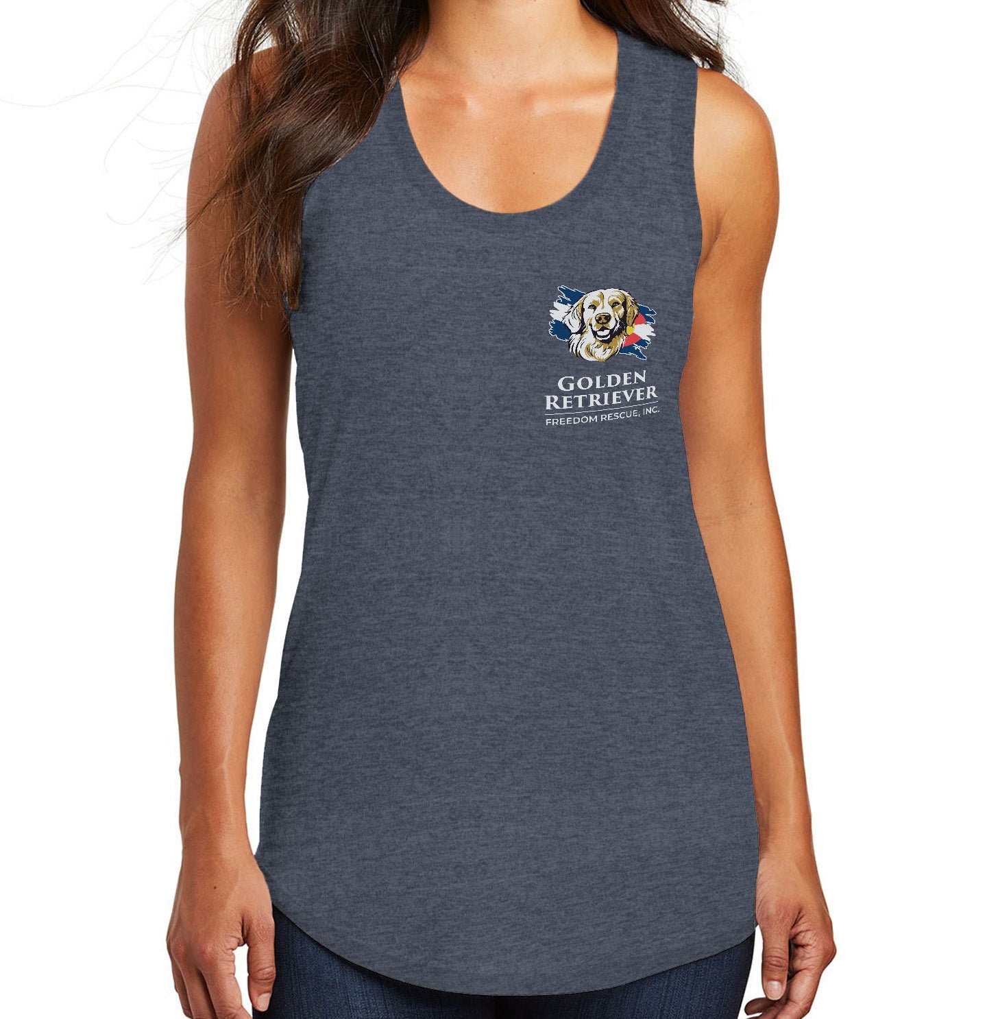 GRFR Main Logo Left Chest - Women's Tri-Blend T-Shirt