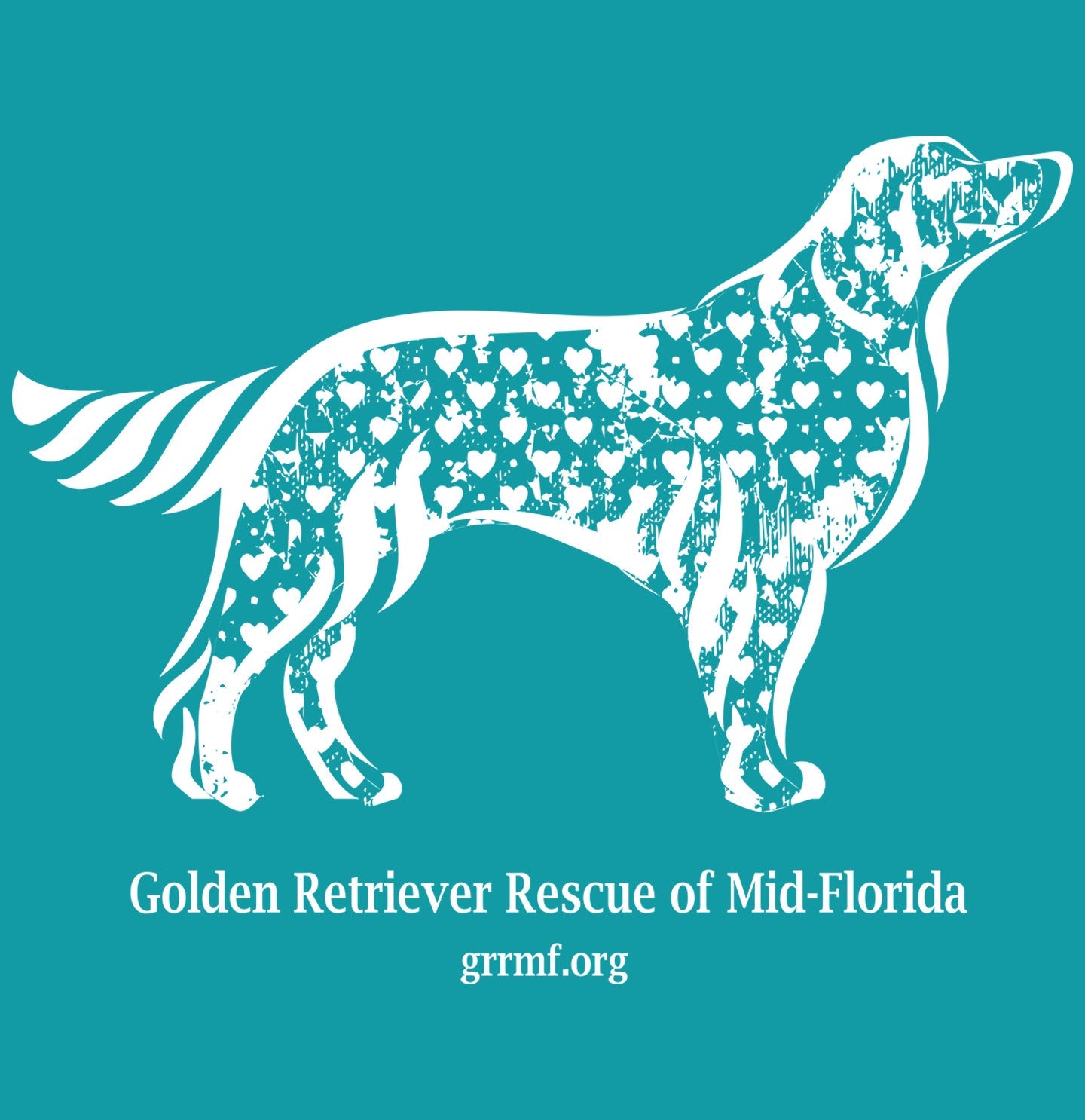 GRRMF Hearts - Adult Unisex T-Shirt - Grey - Medium - Graphic