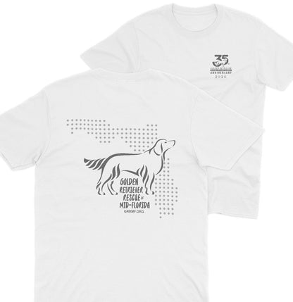 GRRMF Dot Florida Map - Adult Unisex T-Shirt - Black - 2X-Large - White