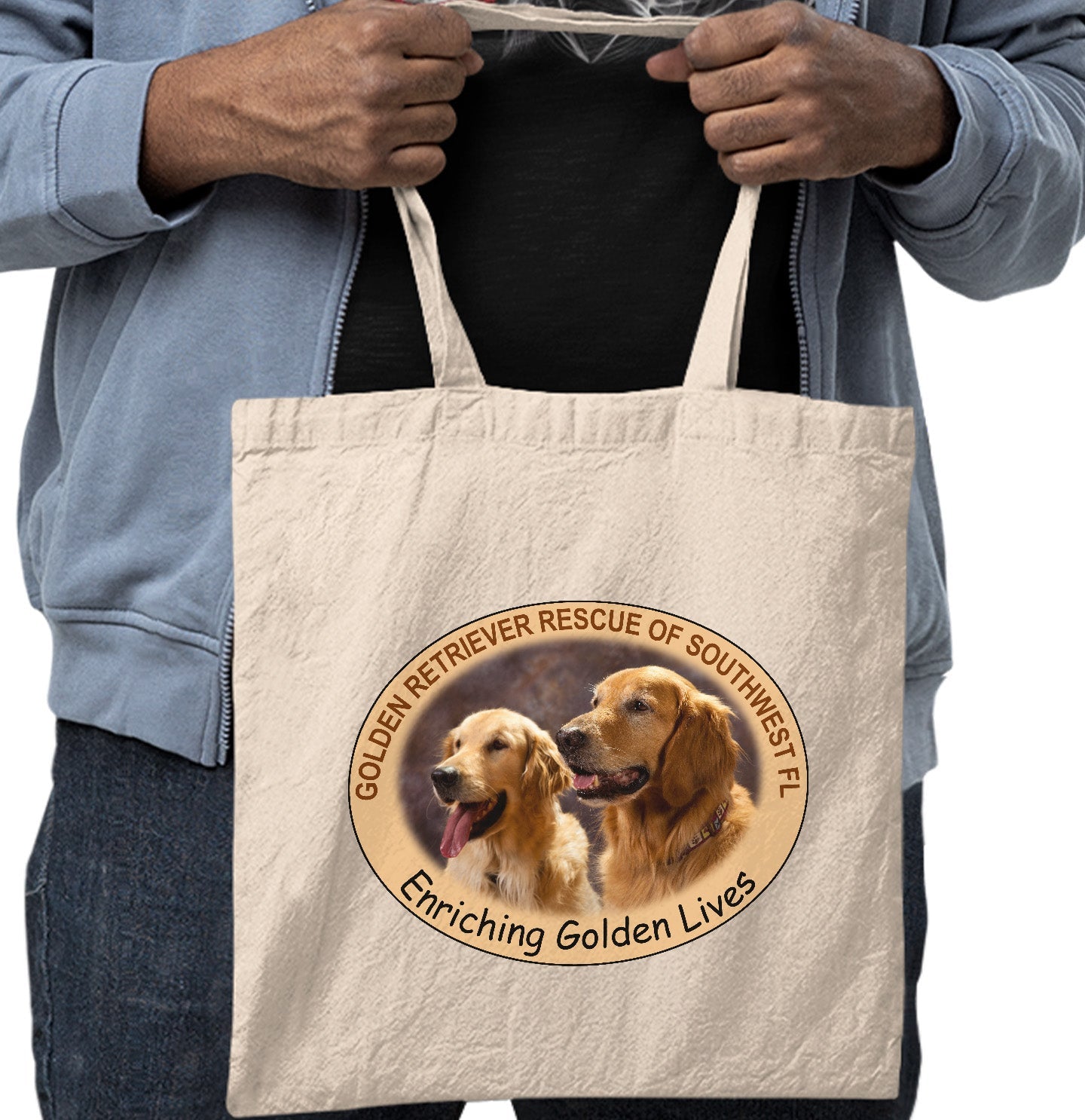 GRRSWF Enriching Golden Lives - Cotton Canvas Tote