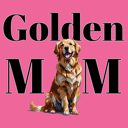 Golden Mom Illustration - Personalized Custom Women's Tri-Blend T-Shirt