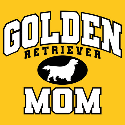 Golden Retriever Mom or Dad Sport Arch - Personalized Custom Adult Unisex T-Shirt