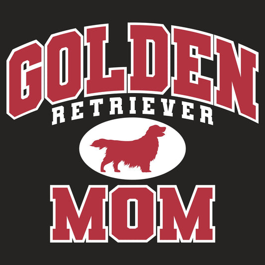 Golden Retriever Mom or Dad Sport Arch - Adult Unisex Hoodie Sweatshirt