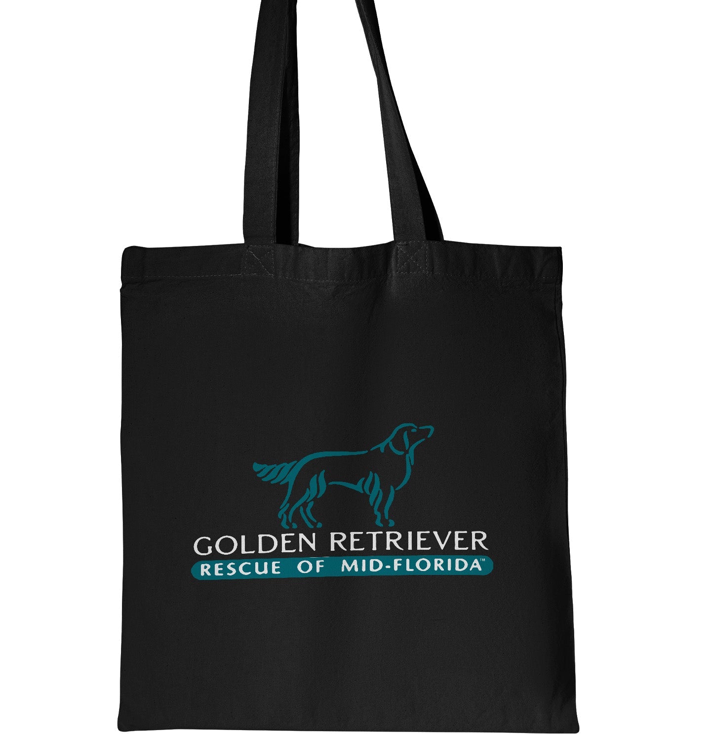 Golden Retriever Rescue of Mid-Florida Logo - Cotton Canvas Tote